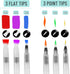 Mr. Pen- Watercolor Brush Pens, 6 pcs, Watercolor Brushes Set, Water Brush Pen, Water Color Pens, Refillable Brush Pen...