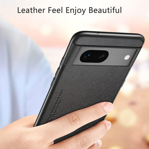 for Google Pixel 7a 5G case, Soft TPU Artificial Leather case,Extremely Light Ultra-Light Camera Protection Leather Cover Case for Google Pixel 7a...