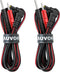 AUVON 2 x TENS Unit Electrode Lead Wires, Premium Lead Wires with Soft TPE Material for 40,000+ Bends, Universal and Compatible with Most TENS Uni...