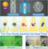 Replacement Media for UV-C Aquarium Filter, Fish Tank Filter Replacement Parts, Including 1 x 3W UV-C Light Tube...