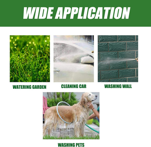 304 Stainless Steel 6ft Short Garden Hose with Female to Female Metal Connector, Flexible & Lightweight Water Hose (6ft)...