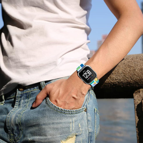 Pikacu Mermaid Fish Bands Compatible with Fitbit Fitbit Versa 2/Versa/Versa Lite/Versa SE Band Fancy Soft Sport Silicone Cartoon Holiday Strap Men...