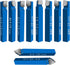 10PCS 1/4" Metal Lathe Cutting Tools,C-6 Carbide Tip Cutter Tool Bit Cutting Set,Milling Welding Bit Lathe Cutting Tool Kit...