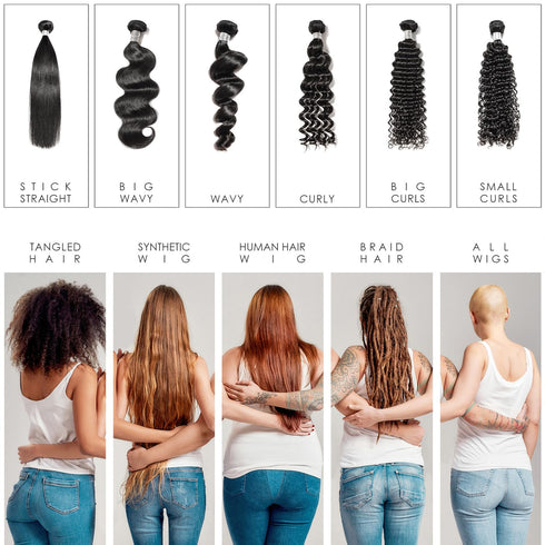 Awesome Human Hair Wig Leave in Conditioner Spray, pH5, Promotes Silkiness and Shine, Portable & Travel size 2.3 fl oz...