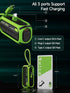 MOVE SPEED Portable Charger 5000mAh, PD 20W & QC 22.5W Fast Charging, Foldable Type-C Plug, with Built-in Cable, 18W Input, Power Bank Compatible ...