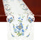 Simhomsen Spring Butterfly and Floral Table Runners, Dresser Scarf (Blue, 14 × 90 Inch)...