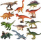 RUSON 12 Pcs Mini Dinosaur Animals Figures Toys, Realistic Dinosaur Playset Figurines Cake Topper Toy Set Christmas Birthday Easter Egg Gift Party...