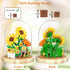 Flowers Bouquet Building Blocks Set,Mini Bricks Artificial Flower Set,DIY Sunflower Botanical Collection,Bonsai Tree Friends Set,Valentine's Anniv...