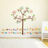 DECOWALL DA-1503 Animal Alphabet ABC and Owl Numbers Tree Kids Wall Stickers Wall Decals Peel and Stick Removable Wall Stickers for Kids Nursery B...