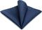 S&W SHLAX&WING Silk Ties for Men Neckties Modern Navy Solid Matching Pocket Square...