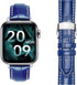Moran Leather Bands Compatible with Apple Watch 49mm 45mm 44mm 42mm 41mm 40mm 38mm Butterfly Clasp Replacement Calfskin Strap for iWatch Ultra Ser...