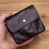 1 Pcs Leather Zipper Coin Purse Wallet With Card Slots,Snap Leather Coin Pouch, Coin Organizer, Change Holder,Card Case, Leather Zipper Storage Ba...