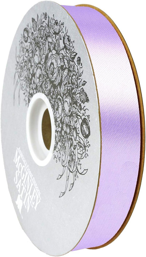 McGinley Mills 7/8" W Acetate Satin Ribbon, French Lavender Purple, 100 Yard Spool...