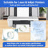 25 Sheets White Cardstock 8.5 x 11, 92lb/250gsm Cover Card Stock, Heavy Cardstock Printer Paper for Invitations, Scrapbooking, Crafts, Diy Cards, ...