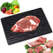 Haploon Rapid Defrosting Tray, High Density Aluminum Thawing Tray for Defrosting Frozen Food,Fast Thawing Plate for Defrost Meat Pork Beef Fish Fr...