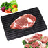 Haploon Rapid Defrosting Tray, High Density Aluminum Thawing Tray for Defrosting Frozen Food,Fast Thawing Plate for Defrost Meat Pork Beef Fish Fr...