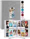 GPIRAL Mini Photo Album 208 Vertical Photos - Linen Front Window, Photo Album 2x3 Compatible with Fujifilm Instax Mini Film 7s 8 9 11, Polaroid 30...