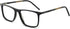 OCCI CHIARI Fashion Men‘s Glasses Square Eyeglasses Frames Clear Lense with Spring Hinge (A-Black+Brown)...