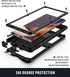 for Samsung Galaxy Note 20 Ultra Case, Aluminum Metal Gorilla Glass Waterproof Shockproof Military Heavy Duty Sturdy Protector Cover Hard Case for...