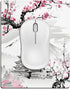Small Mouse Pad Cute, Mini Mouse Pads for Wireless Mouse and Laptop, Travel Mousepads with Designs - Japanese Cherry Blossom/Sakura, Portable Mous...