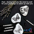Acrylic Paint Pens - 6 Black Acrylic Paint Markers Extra Fine Tip (0.7mm) | Great for Rock Painting, Canvas, Glass, Porcelain, Fabric, Paper, Pott...