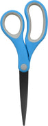 Westcott 55850 8-Inch Non-Stick Titanium Scissors For Office and Home, Blue/Gray, 2 Pack...