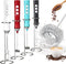 Rechargeable Handheld Milk Frother, Coffee Mixer Electric Coffee Frother Wand Equipped with 2 Stainless Steel Egg Beaters Suitable for Hot Chocola...