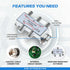 Cables Direct Online 4 Way Bi-Directional 5-2300 MHz Indoor and Outdoor Waterproof Coaxial Antenna Splitter for RG6 RG59 Coax Cable Satellite HDTV...