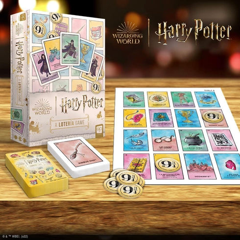 Harry Potter Loteria Game - Bingo Style with Custom Artwork Inspired by Mexican Culture...