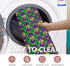 Mardi Gras Bath Rugs Machine Washable Bathroom Decor Non-Slip Doormat Water Absorbent Welcome Mat for Kitchen Bedroom Floors 16" X 24"...