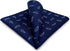 S&W SHLAX&WING Pocket Squares for Men Grooms Blue Navy Paisley...