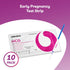 10 x Early Pregancy Test Strips, Super Sensitivity 10 MIU/mL...