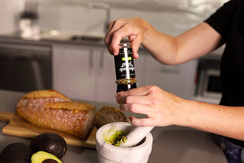 Millennial Tastes Avocado Toast Seasoning | cafe quality | spice mix | vegan | use on sliced or smashed avocado | 1.05 ounces...