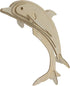 Eco 3D Wooden Puzzle Dolphin from Deluxebase. Animal Themed DIY 3D Puzzle Craft Kit. Sustainable Wood Ocean Animal Toys. Perfect Model Building Ki...