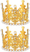 Amosfun 2pcs Mini Crown Cake Topper Pearl Rhinestone Queen Princess Tiara Crown for Birthday Wedding Party Cake Decorations Supplies (Golden)...
