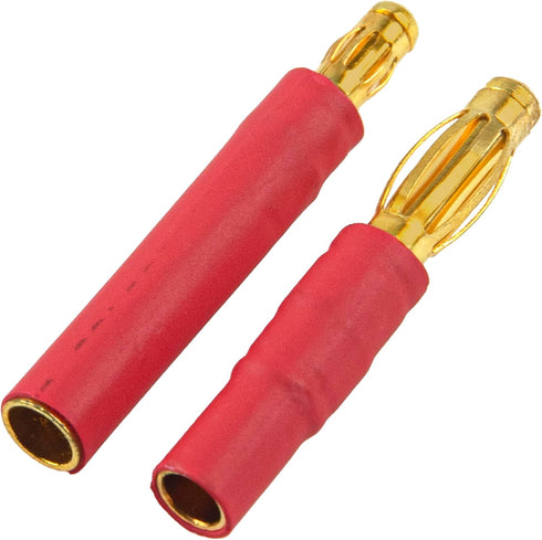 5Pairs ShareGoo No Cable 4mm Bullet Connector to 3.5mm Bullet Connector Banana Gold Plug Adapter for RC Car Boat FPV ESC Motor...