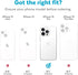 Speck MagSafe Case for iPhone 13 Pro - Drop & Camera Protection, Clear Phone Case, Wireless Charging Compatible - Clear/Platinum Glitter...