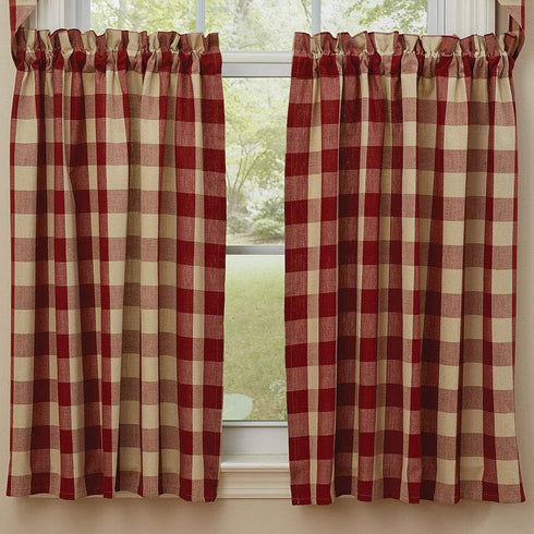 Park Designs Red Buffalo Check Tiers 36x72...