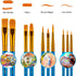 Paint Brushes Set for Acrylic Painting, 20 Pcs Oil Watercolor Acrylic Paint Brush, Artist Paintbrushes for Body Face Rock Canvas, Kids Adult Drawi...