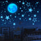 Glow in The Dark Stars for Ceiling, 1049PCS Wall Stickers Inculding Moon and Stars Decor, Glow in The Dark Wall Decals for Kids Room...