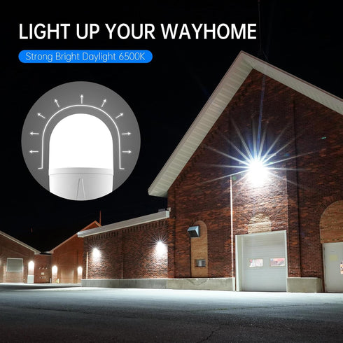 Super Bright Light Bulbs, 400-500W Equivalent Exceed 5000LM E26 LED Bulb, 6500K Daylight 50 Watt High Lumen LED Bulb for Home, Shopping mall, Hote...