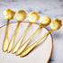 Chengu 8 Pieces Flower Coffee Tea Spoons Stainless Steel Sugar Spoons Tea Party Flower Fancy Tableware Set Stir Bar Creative Stirring Teaspoon, 8 ...