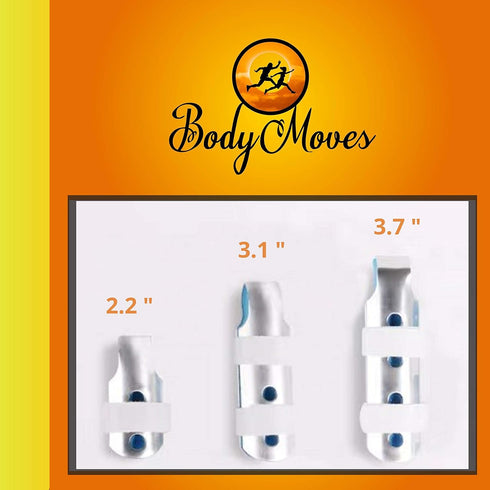BodyMoves Finger Splints plus sleeve for trigger mallet broken finger post surgery rehabilitation...