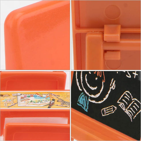 TOYANDONA Miniature Locker 13pcs Classroom for Dolls Miniature Desk and Chair Blackboard Model Doll House Miniature Accessory Classroom Desk...