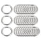 uxcell 304 Stainless Steel O Rings, 25pcs 30mm(1.18") Outer Dia. 4mm Thickness Multi-Purpose Metal Welded O-rings Round Rings for Hardware Luggage...
