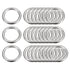 uxcell 304 Stainless Steel O Rings, 25pcs 30mm(1.18") Outer Dia. 4mm Thickness Multi-Purpose Metal Welded O-rings Round Rings for Hardware Luggage...
