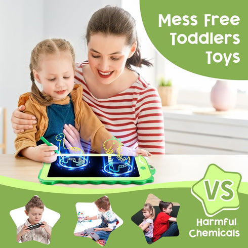 LCD Writing Tablet for Kids, Colorful Toddlers Toys Drawing Board, Educational Kid Toys, Doodle Pad Dinosaur Toys for 2 3 4 5 6 7 8 Year Old Boys ...