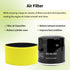 11013-0021 Air Filter Oil filter Compatible with Kawasaki KVF650 KVF750 KVF 650 750 Brute Force 650 750 4X4i Hardwood Green HD NRA Outdoors EPS Ca...
