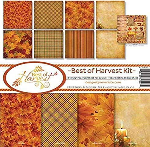 Reminisce BOH-200 Scrapbook Best of Harvest Collection Kit...