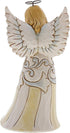 Enesco Jim Shore Heartwood Creek White Woodland Farmhouse Angel with Dog Figurine, 5.2 Inch, Multicolor...